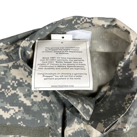 Propper ACU Coat Jacket Mens LARGE Regular NIR Uniform Battle Near Infrared - Picture 4 of 9